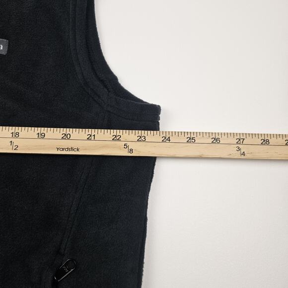 Columbia Full Zip Steens Mountain Fleece Vest Men's L Black Breathable Warmth - Picture 7 of 7